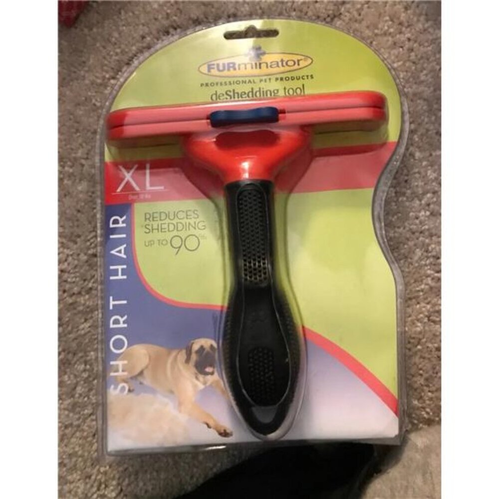 FURMINATOR DeSHEDDING TOOL XL Limitd 90 lb SHORT HAIR DOG NEW